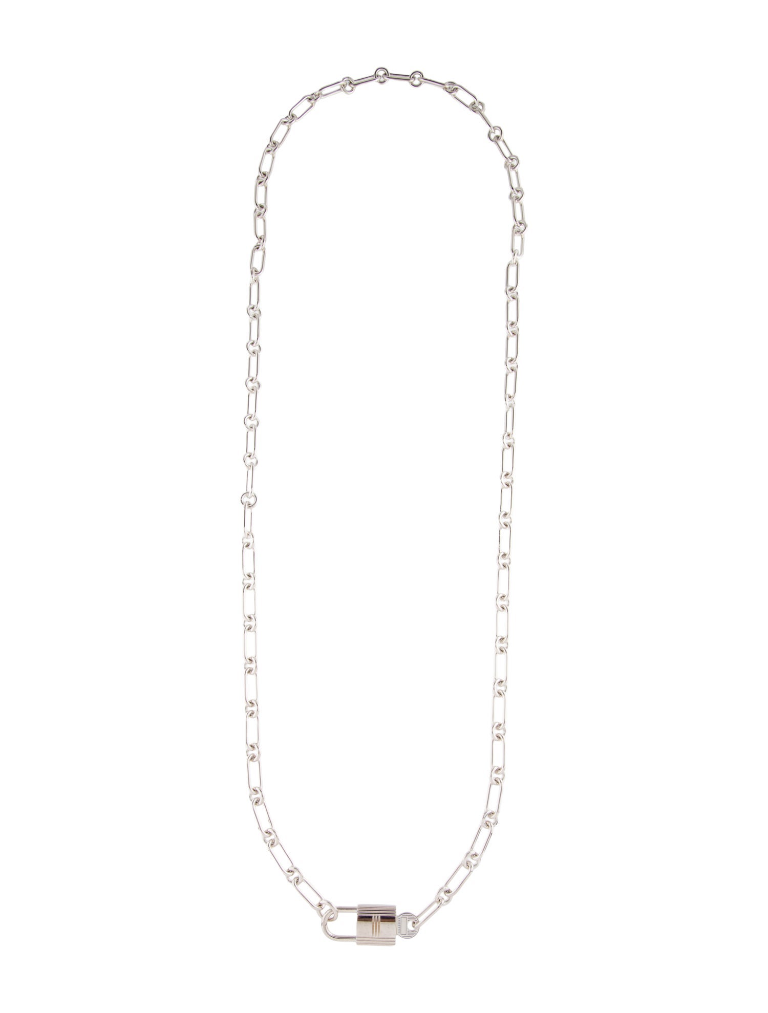 Hermès Kelly Cadenas Long Necklace, Large Model