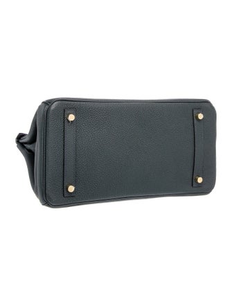 Hermès Togo & Shiny Niloticus Crocodile Birkin Touch 30