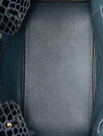 Hermès Togo & Shiny Niloticus Crocodile Birkin Touch 30