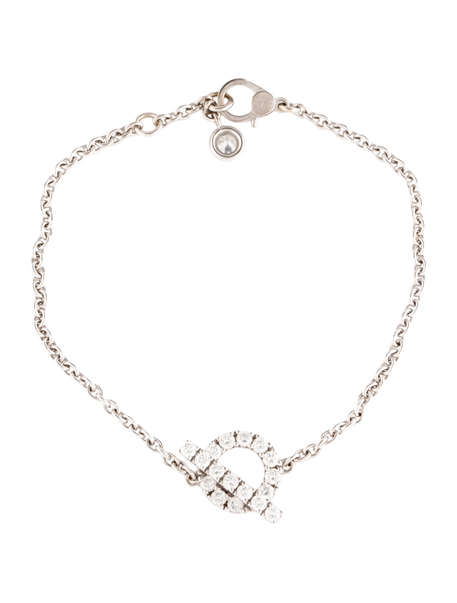 Hermès 18K Diamond Finesse Bracelet