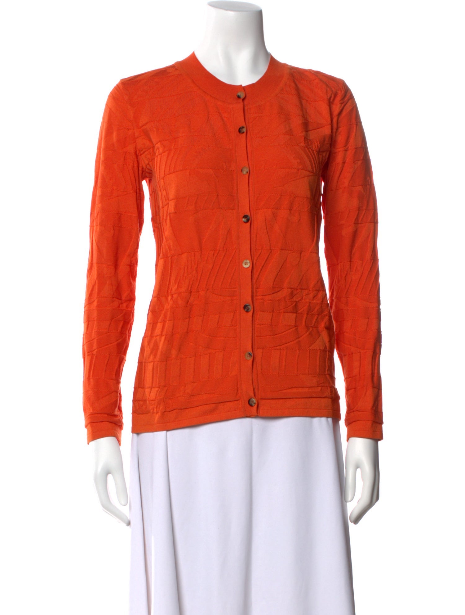 Hermès Silk Scoop Neck Sweater