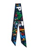 Hermès Figures Libres Silk Twilly Scarf