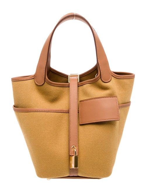 Hermès 2024 Toile Goeland & Swift Cargo Picotin Lock 18