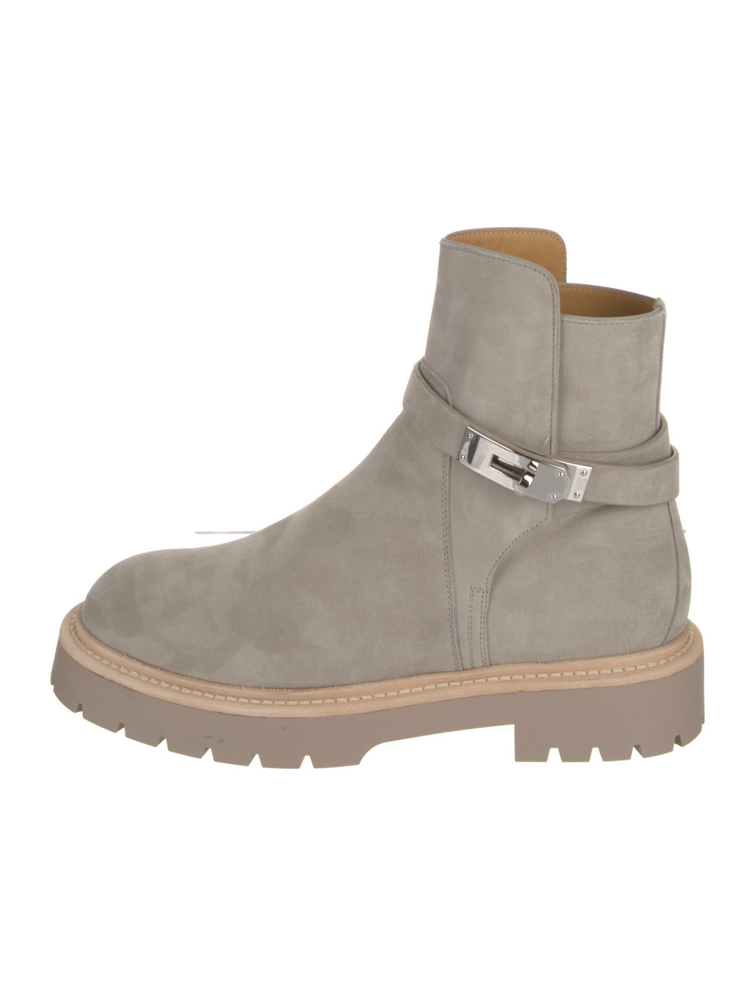 Hermès Jeff Suede Moto Boots