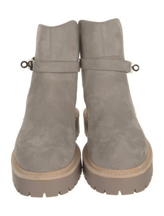 Hermès Jeff Suede Moto Boots