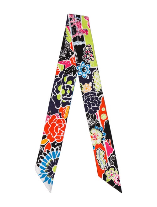 Hermès Bingata Silk Twilly Scarf w/ Tags