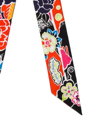 Hermès Bingata Silk Twilly Scarf w/ Tags