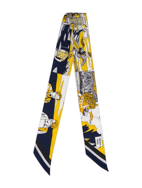 Hermès Wow Silk Twilly Scarf