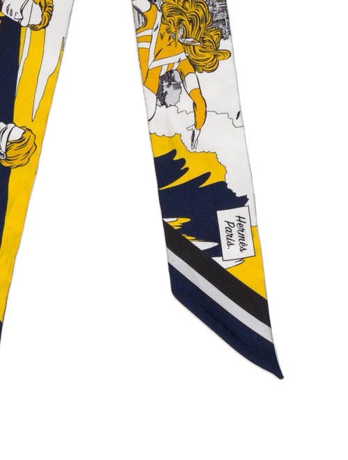 Hermès Wow Silk Twilly Scarf