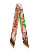 Hermès La Danse Pacifique Silk Twilly Scarf