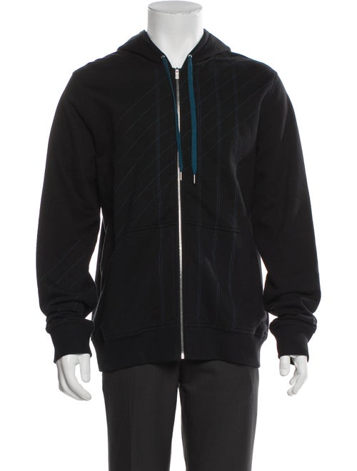 Hermès Printed Open Front Hoodie