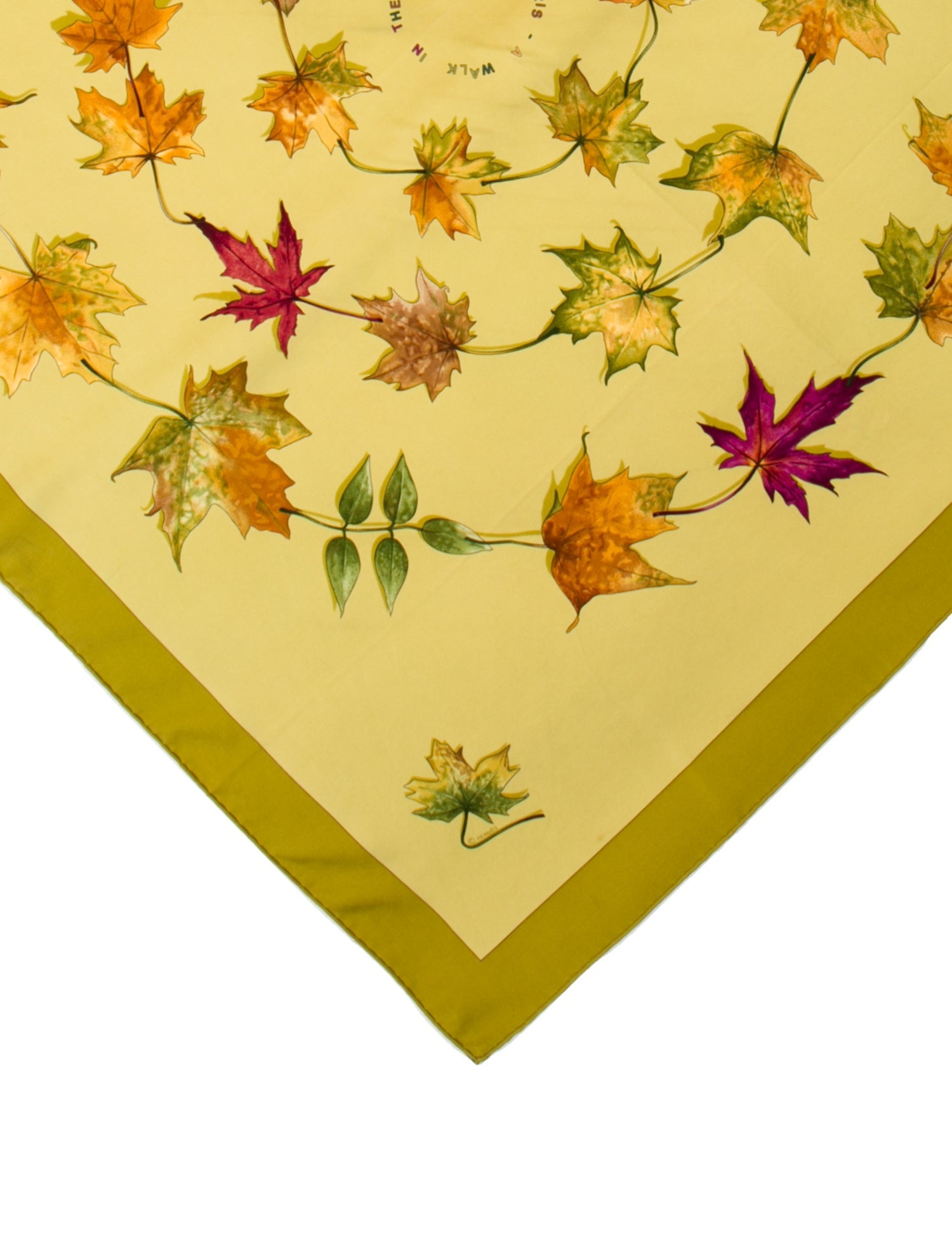 Hermès A Walk In The Park Silk Scarf