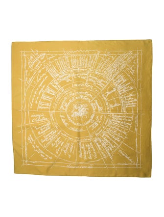 Hermès Naissance d'Une Idée Silk Scarf