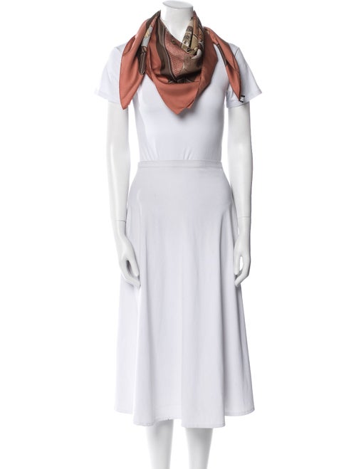 Hermès Tout Cuir Silk Scarf