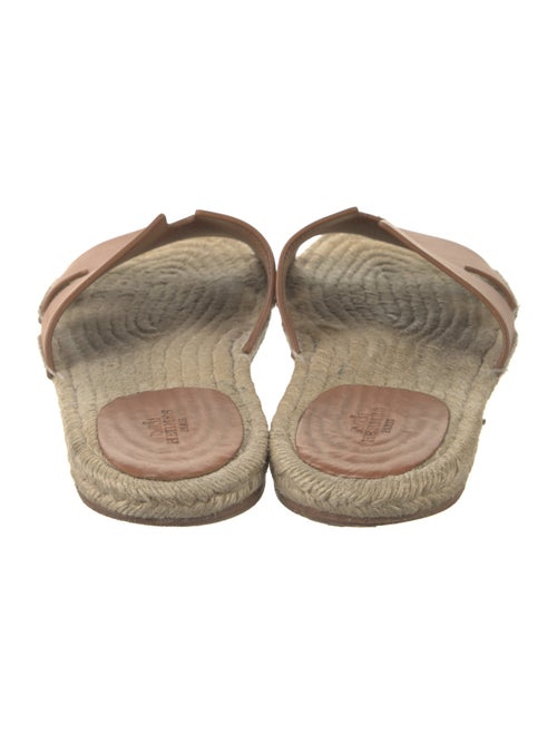 Hermès Leather Whipstitch Trim Slides