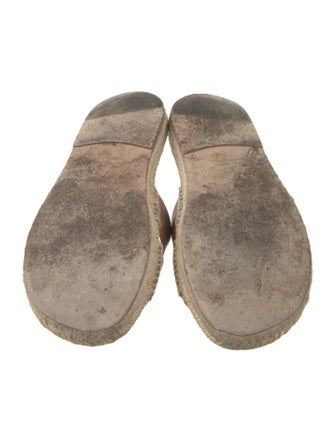 Hermès Leather Whipstitch Trim Slides