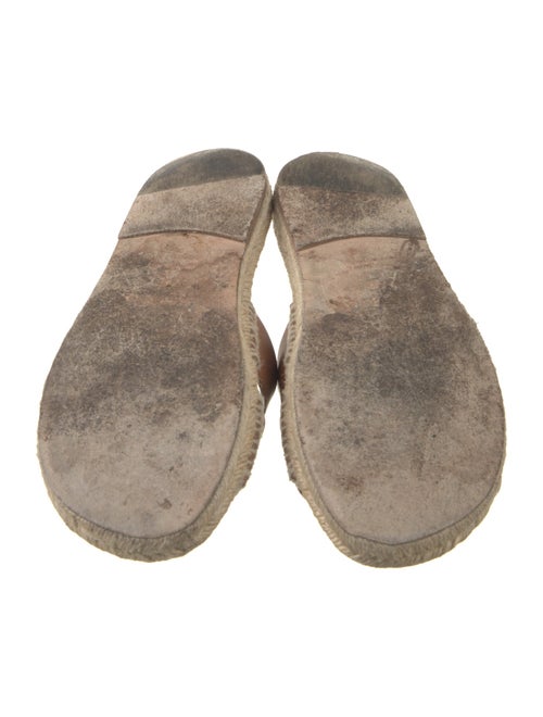 Hermès Leather Whipstitch Trim Slides