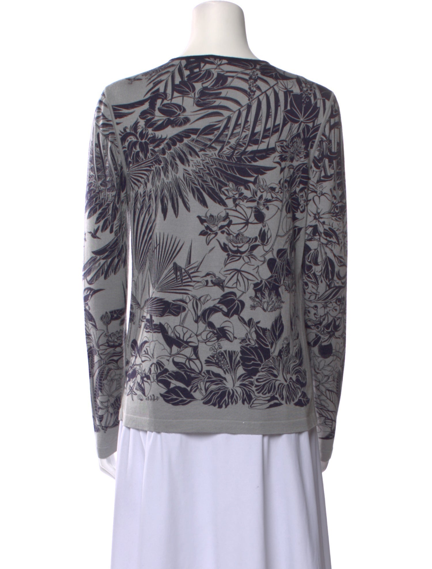 Hermès Cashmere Printed Sweatshirt