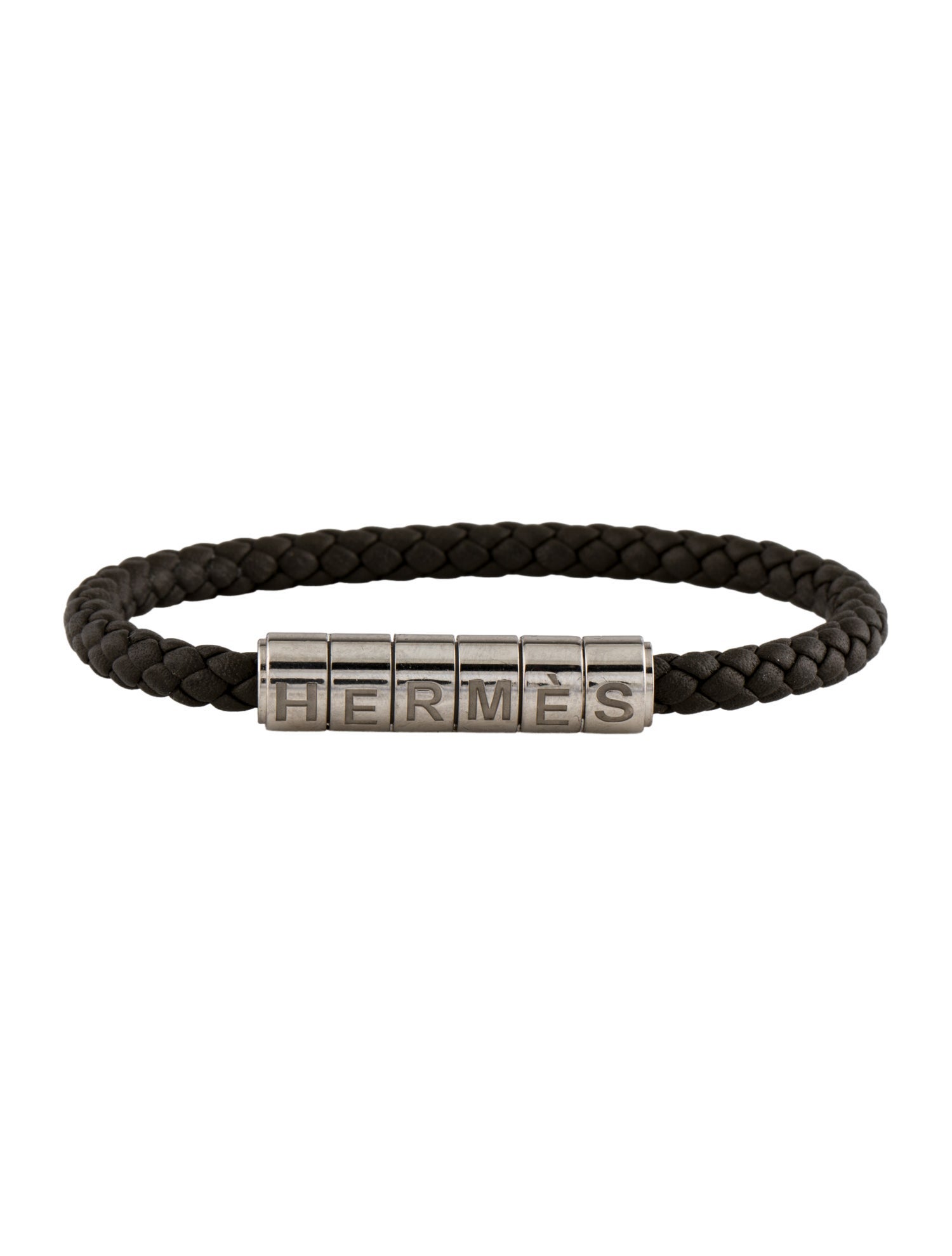 Hermès Armband Goliath Code Leather Wrap Bracelet