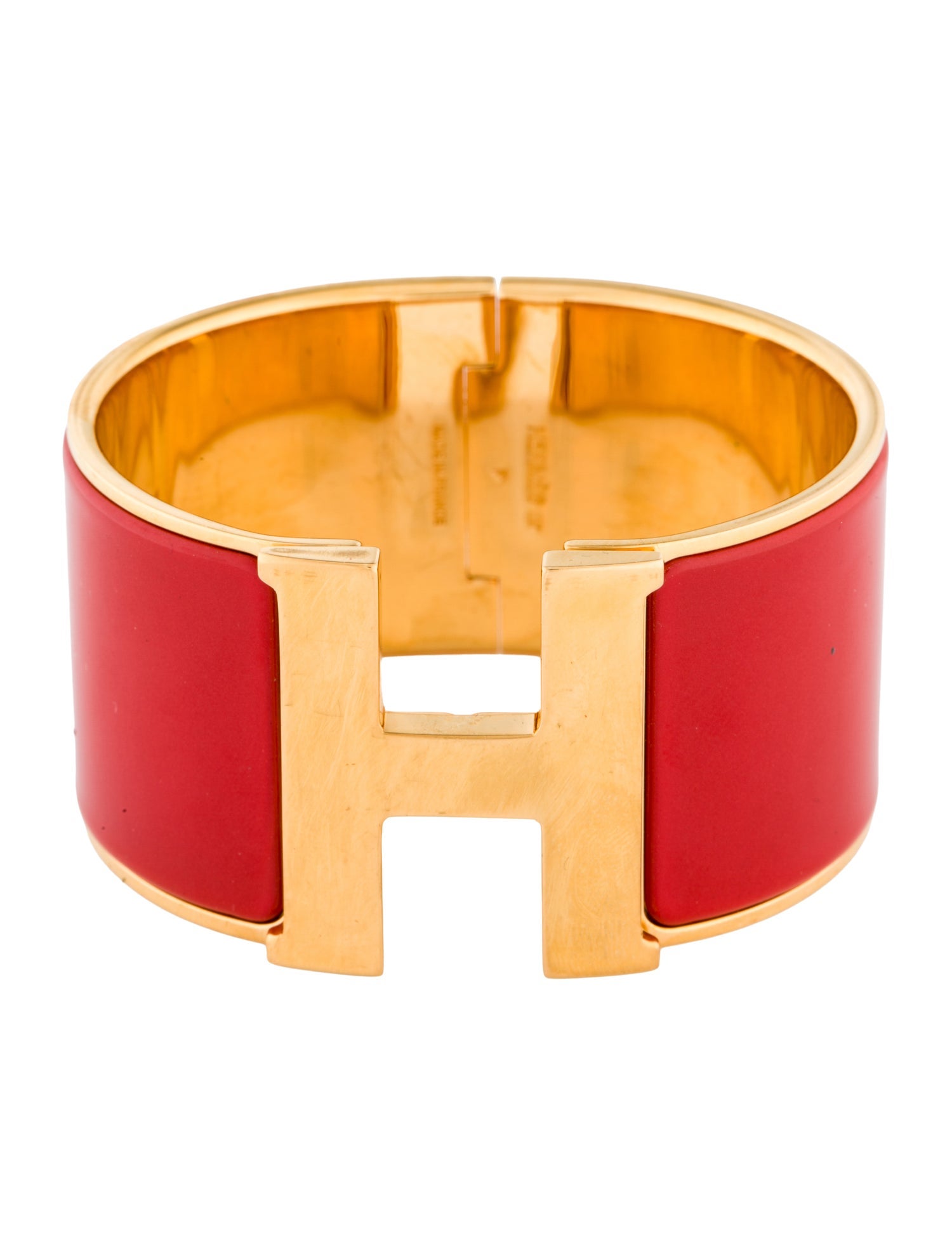 Hermès Enamel Extra Wide Clic Clac H Bracelet