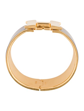 Hermès Clic H XL Bangle Bracelet