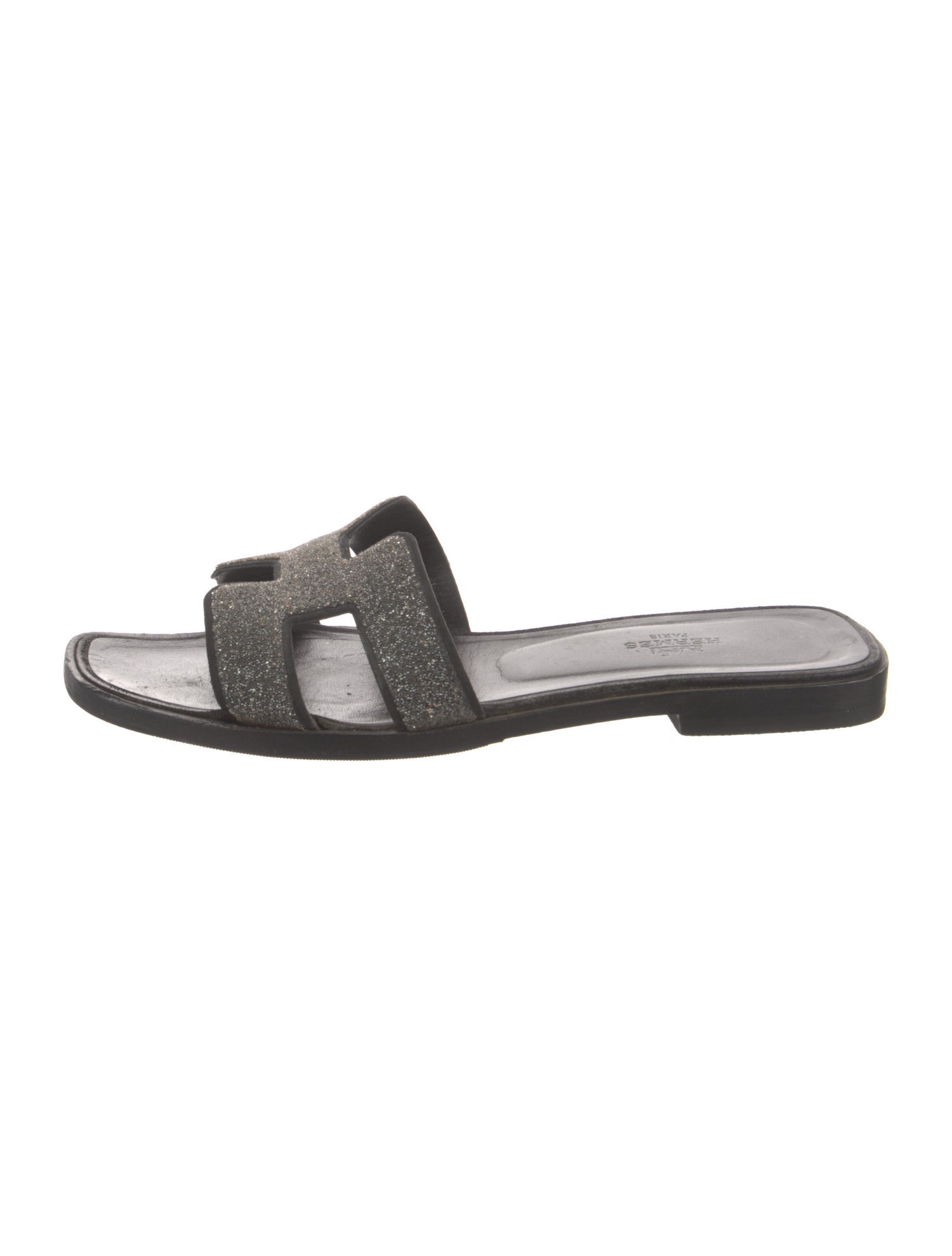 Hermès Oran Leather Slides