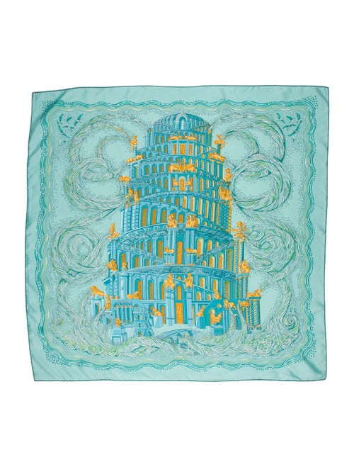 Hermès Les Rivieres De Babel Silk Scarf