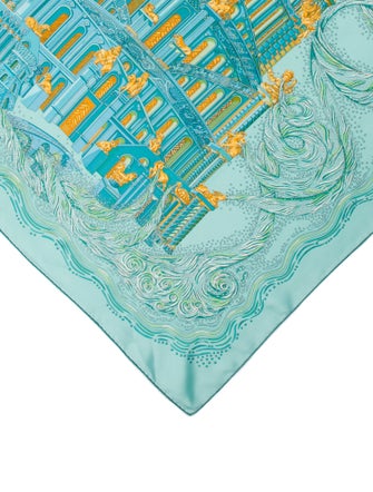 Hermès Les Rivieres De Babel Silk Scarf