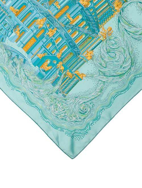 Hermès Les Rivieres De Babel Silk Scarf