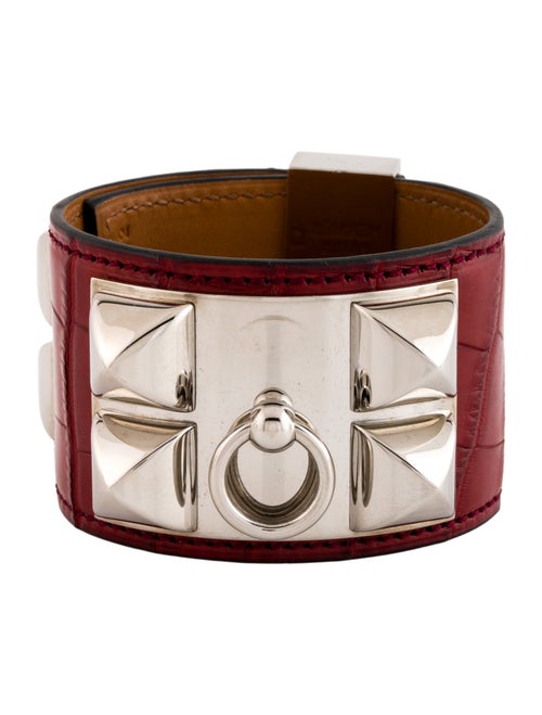 Hermès Alligator Collier de Chien Wrap Bracelet