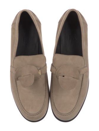 Hermès Destin Suede Loafers