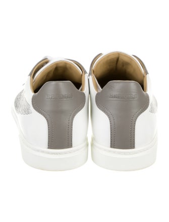Hermès Calfskin Graphic Print Sneakers