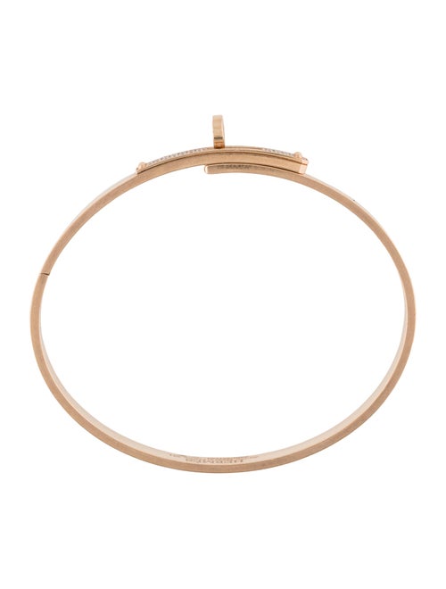 Hermès 18K Diamond Kelly Bangle