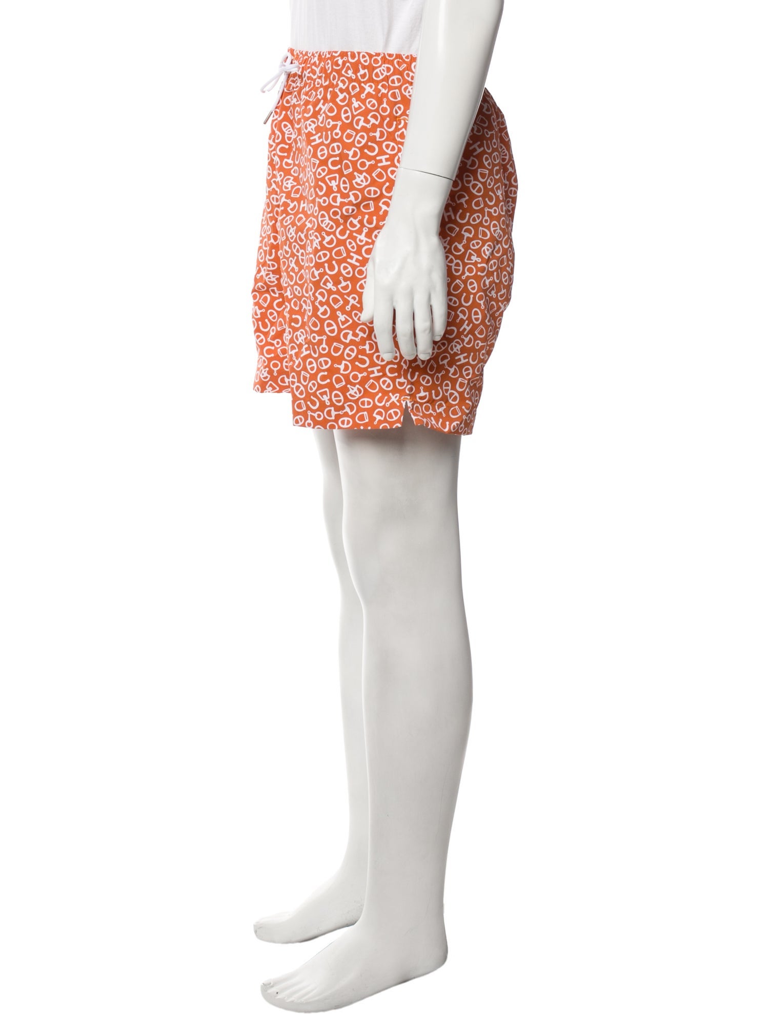 Hermès Printed Swim Trunks w/ Tags