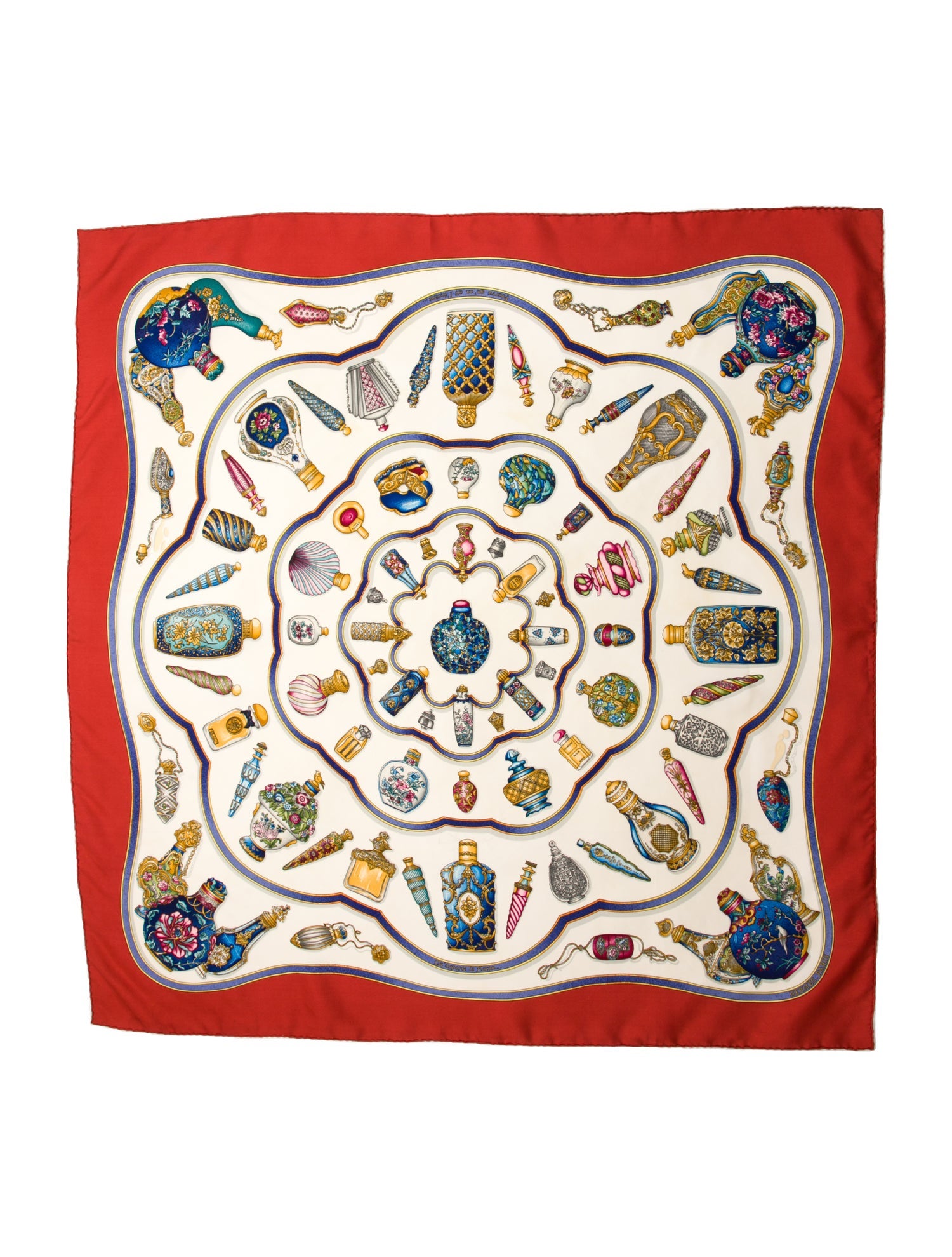 Hermès Qu'importe Le Flacon Silk Scarf