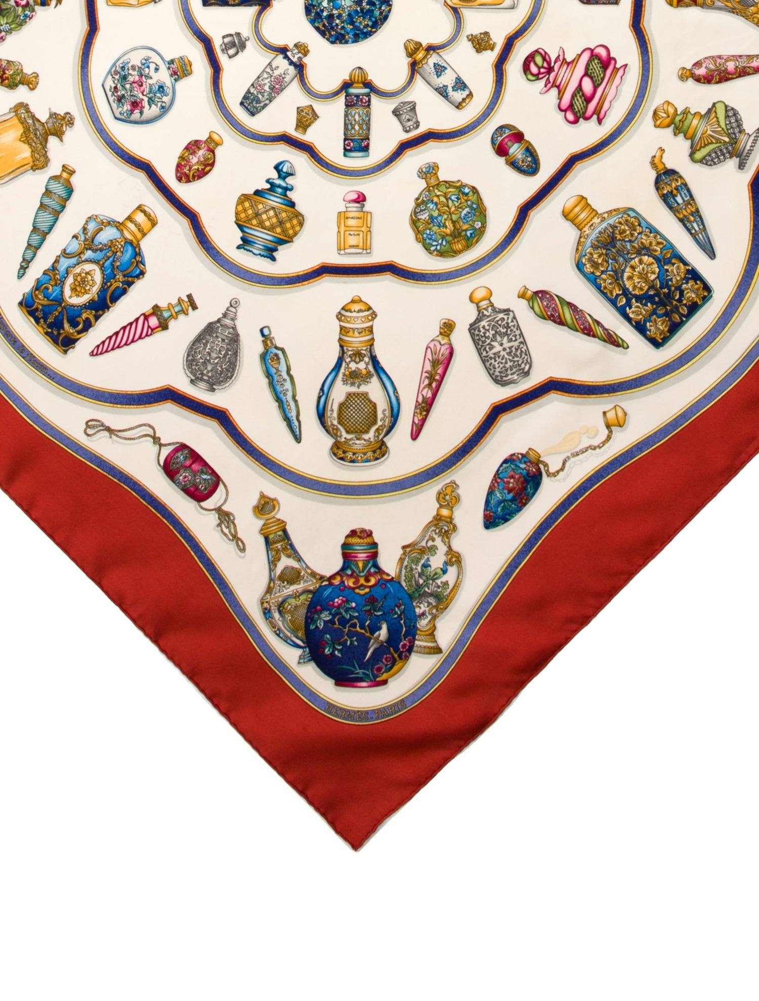 Hermès Qu'importe Le Flacon Silk Scarf