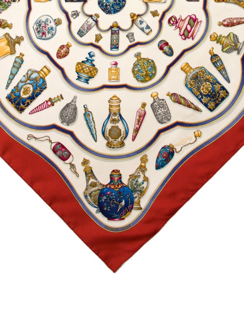 Hermès Qu'importe Le Flacon Silk Scarf