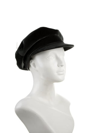Hermès Velvet Newsboy Hat