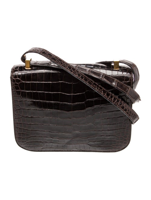 Hermès Shiny Crocodile Constance 23