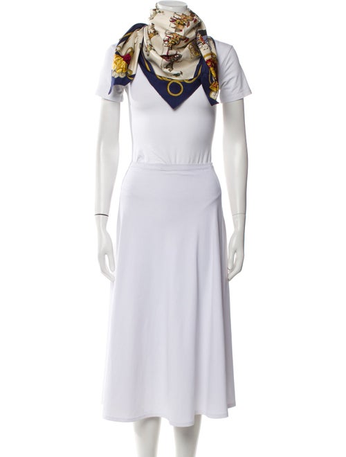 Hermès Cortège Royal Silk Scarf