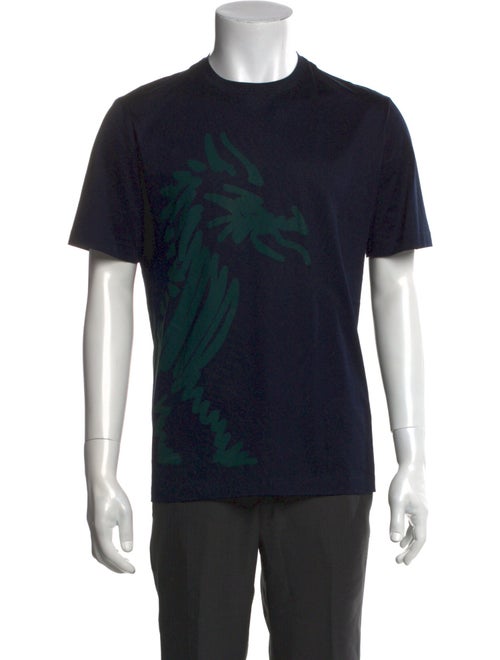 Hermès Graphic Print Crew Neck T-Shirt