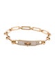 Hermès 18K Diamond Small Kelly Chaine Bracelet