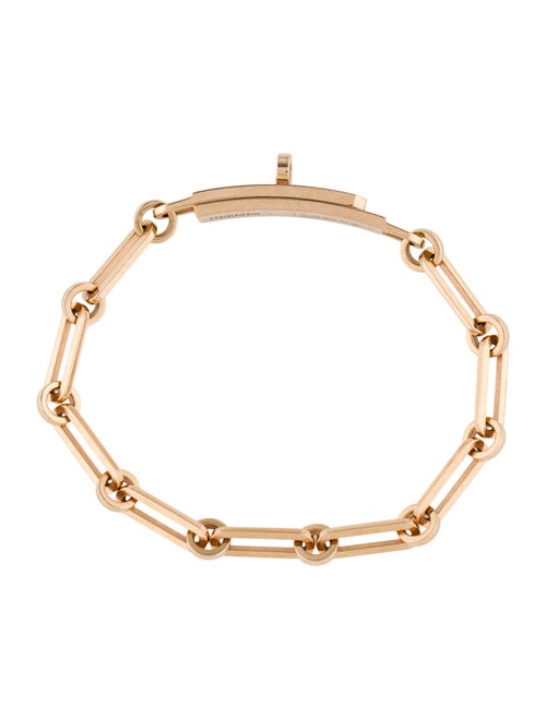 Hermès 18K Diamond Small Kelly Chaine Bracelet