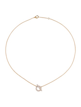 Hermès 18K Diamond Finesse Pendant Necklace