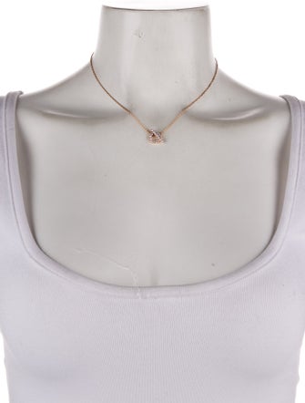 Hermès 18K Diamond Finesse Pendant Necklace