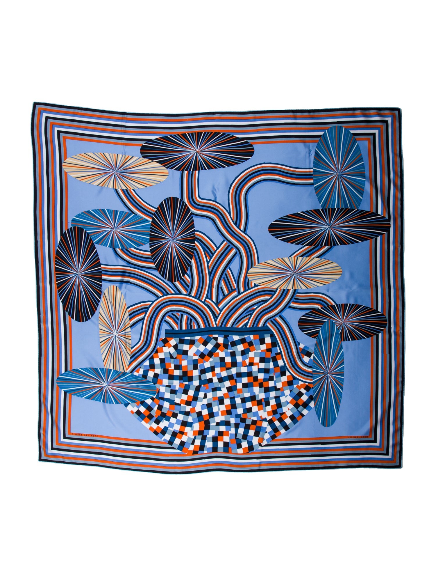 Hermès Flores Del Este Silk Scarf w/ Tags