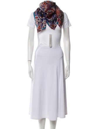 Hermès L'Arbre du Vent Silk Scarf