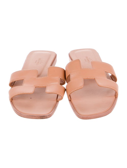 Hermès Oran Leather Slides