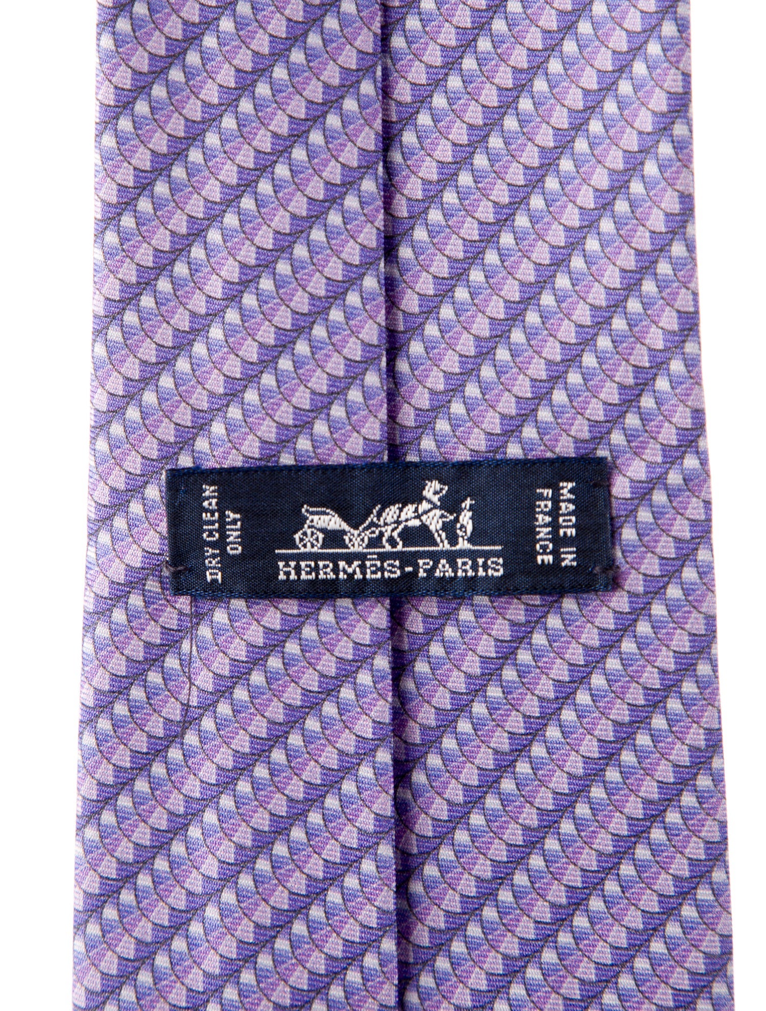 Hermès Silk Patterned Tie