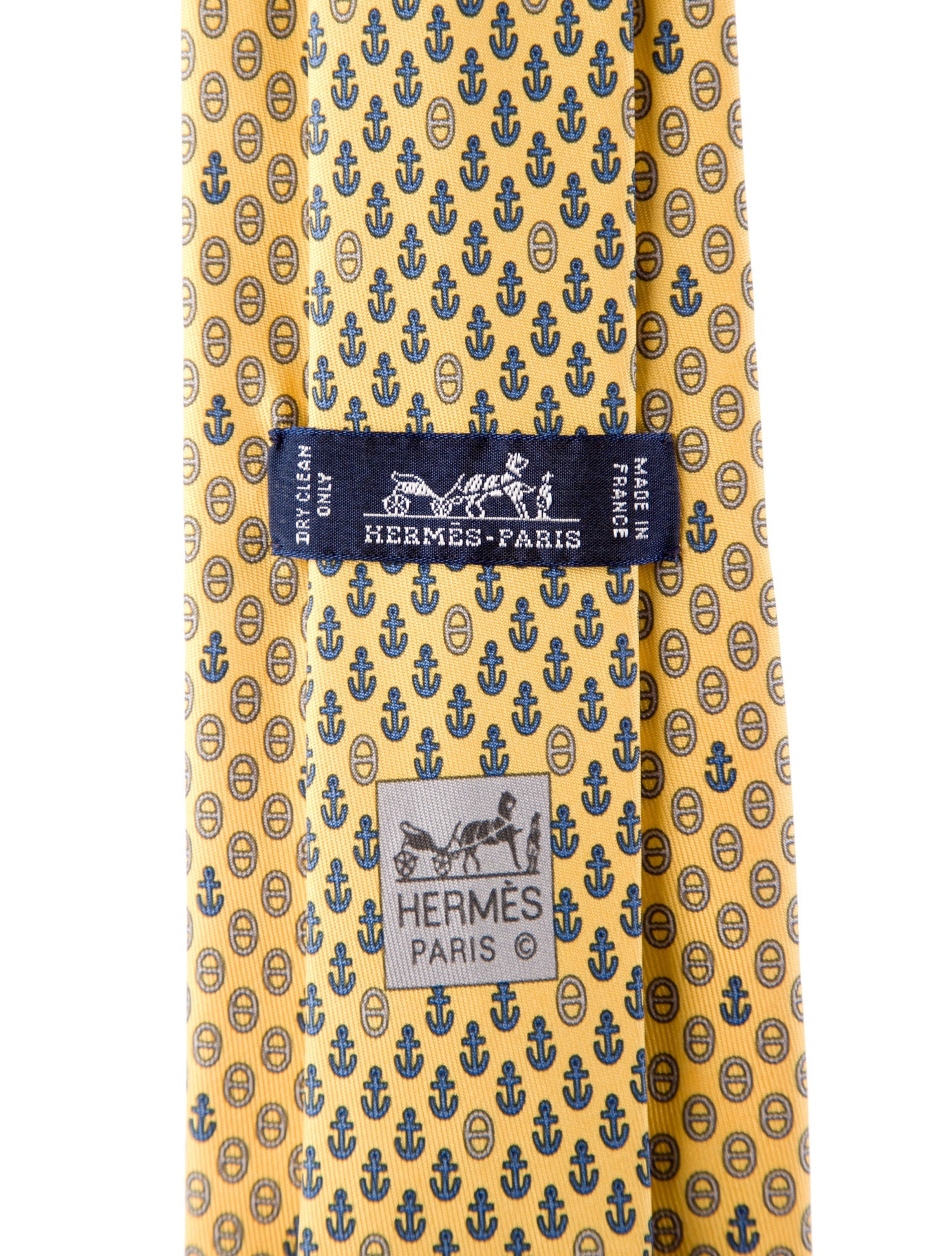 Hermès Silk Patterned Neck Tie